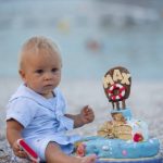 Create Magic with a Customised Monogram Baby Shark Birthday Cake