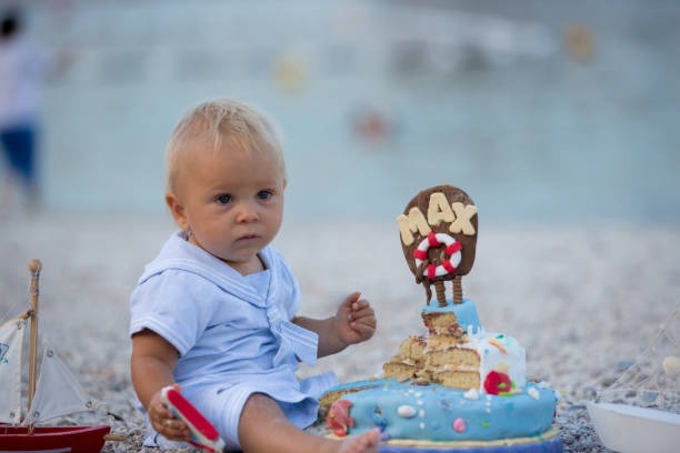 Create Magic with a Customised Monogram Baby Shark Birthday Cake